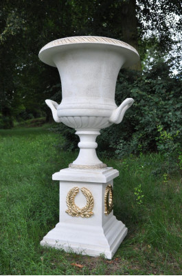 Vaso XXL Design Fioriera Vasche Ciotola Decorazione da Pavimento Decorazione sulla Colonna Nuovo