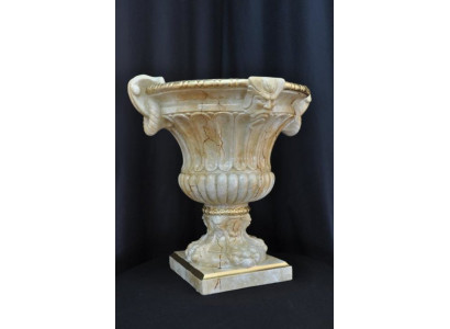 Vaso decorativo XXL design fiorentino, lavorazione a mano, 69 cm.