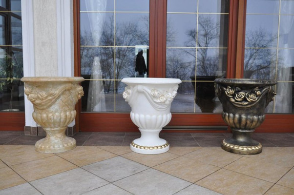 XXL Decorazione classica per soggiorno in stile antico vaso statuetta 0915 nuovo