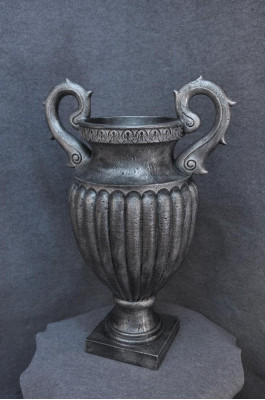 Design Vaso da fiori Trofeo Calice Vasi Ciotole XXL Ciotola a base in stile romano Nuovo