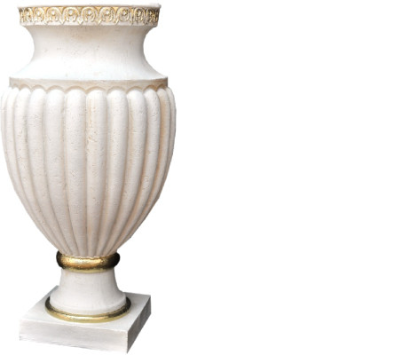 XXL Vaso Decorazione da Tavolo Vasi Decorativi Stile Antico Scultura Figura Calice Roma 0882