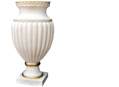 XXL Vaso Decorazione da Tavolo Vasi Decorativi Stile Antico Scultura Figura Calice Roma 0882