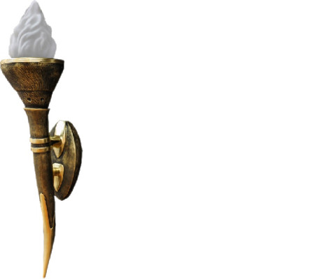 Lampada a parete di design Lampada Lampade Parete Lampada a sospensione Luce Fuoco Olimpico Parete Nuova