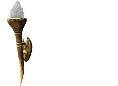 Lampada a parete di design Lampada Lampade Parete Lampada a sospensione Luce Fuoco Olimpico Parete Nuova
