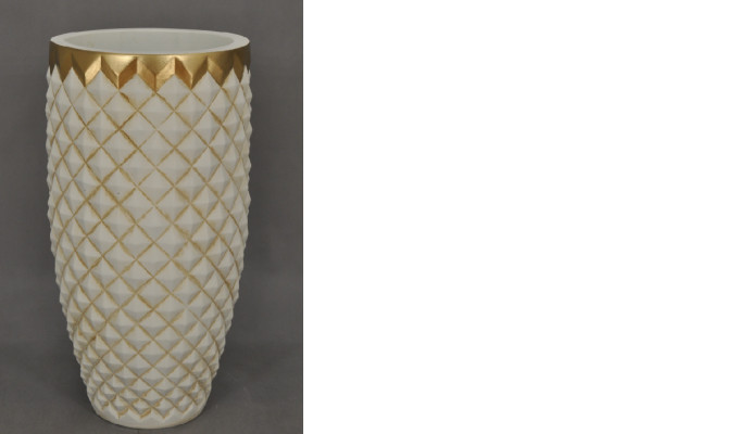 Vaso XXL Decorazione Tavolo Vasi Decorativi Stile Antico Scultura Figura Calice Roma 0901