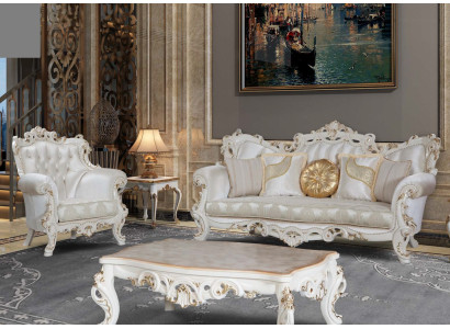 Tavolino da salotto Tavolo Design Tavolino 130x80 Tavolini Tavoli Barocco