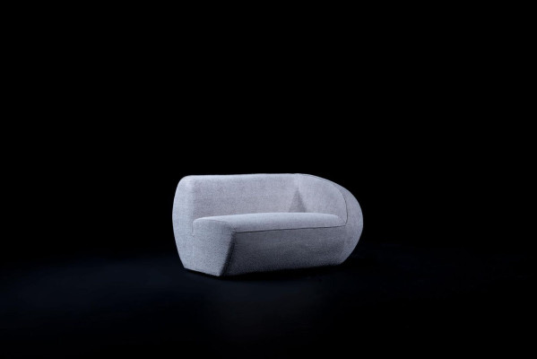 Divano a forma di U design lussuoso per salotto moderno, tessile divano d'angolo.