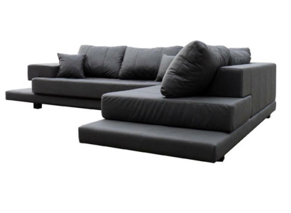 Design Esk divano ad angolo L-forma. Divani moderni, divano in pelle, divano, living.