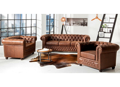 Divano componibile 3+2+1 posti Set Relax Design Divani Divani in Pelle