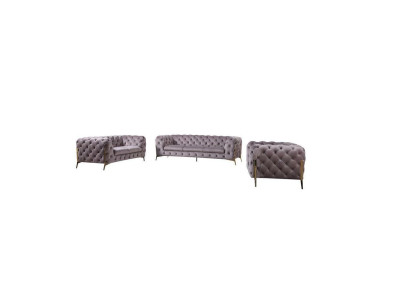 Set di divani Chesterfield design divano divano divano imbottito 321 set di divani nuovo