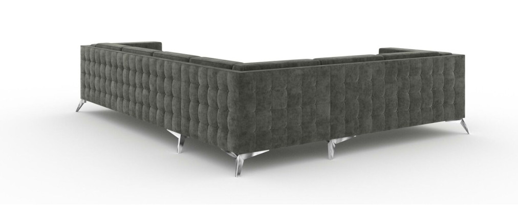 Design Esk divano ad angolo a L, divani moderni, divano in tessuto, divano, divano.