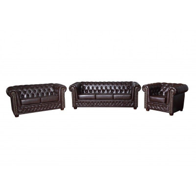 Chesterfield divano in pelle set di divani divano divano imbottito sedile divani set nuovi