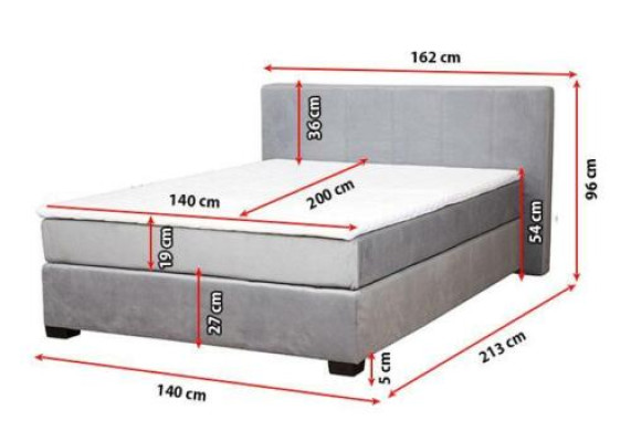 Letto imbottito di design Letto Letti Letto tessile Letto matrimoniale Letto matrimoniale Boxspring