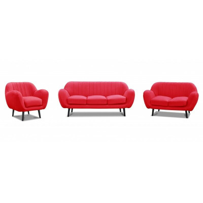 Divano completo 3+2+1, divani imbottiti, divani, design salotto Chesterfield.