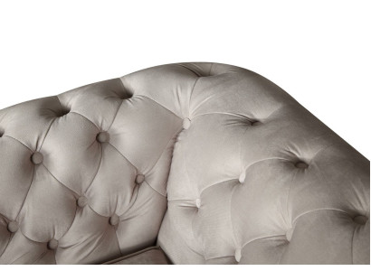 Chesterfield divano a tre posti divano imbottito + pouf divani divani 2 pezzi Set Nuovo