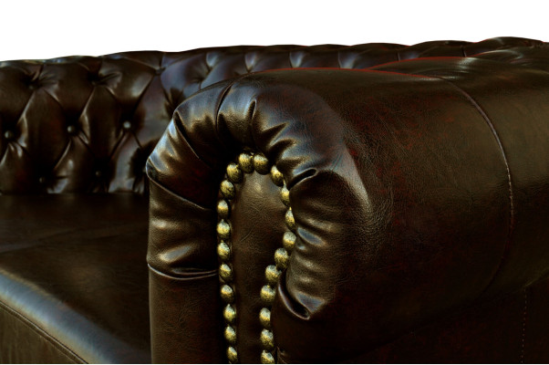 Chesterfield Set Divano 2 + 1 posti Design divani imbottiti moderni.