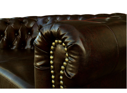 Chesterfield Set Divano 2 + 1 posti Design divani imbottiti moderni.
