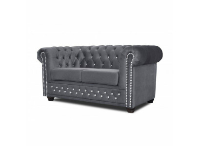 Chesterfield York Blink con funzione letto Tessuto Divani Imbottiti Divani Nuovi