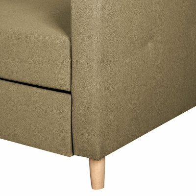 Divano angolare a L forma salotto insieme set imbottito design funzione letto moderno
