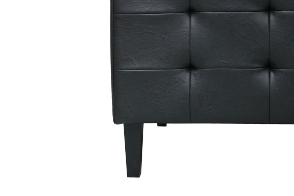 Divano Divano Divano imbottito a 3 posti in pelle Divani Set di divani Sedile Design