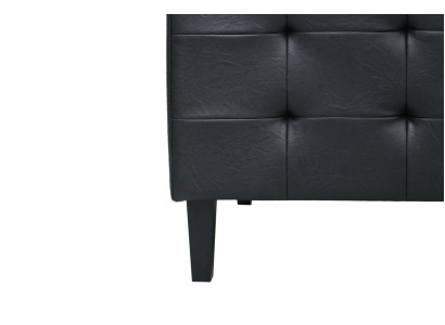 Divano Divano Divano imbottito a 3 posti in pelle Divani Set di divani Sedile Design