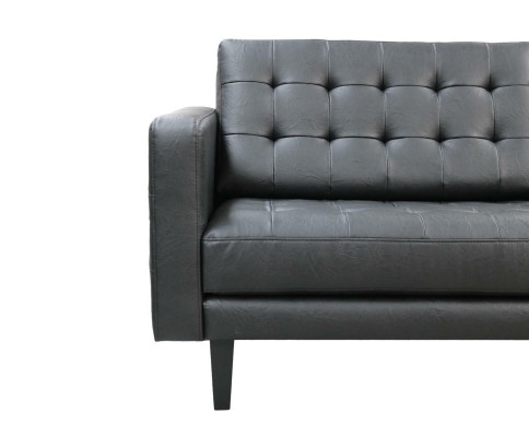 Divano Divano Divano imbottito a 3 posti in pelle Divani Set di divani Sedile Design