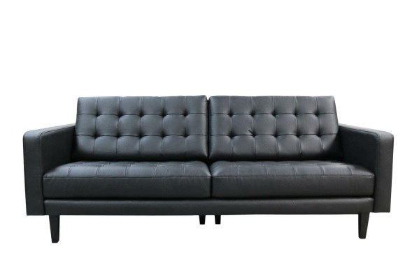 Divano Divano Divano imbottito a 3 posti in pelle Divani Set di divani Sedile Design