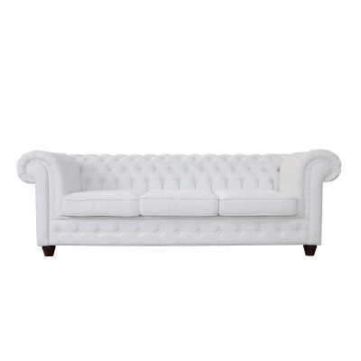 Design classico Chesterfield Big XXL divano in pelle tessile divani divani 3 posti