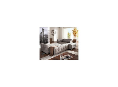 Divano angolare con design Loft con funzione letto, divano, imbottito, sedile, angolo, divani, divano letto.