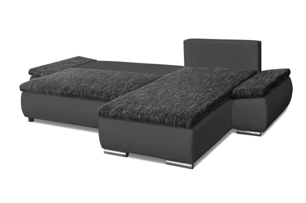 Design divano angolare con funzione letto in pelle tessuto imbottito divani