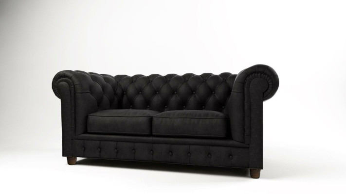 Design Divano Chesterfield 2 posti divano imbottito divani in pelle soggiorno
