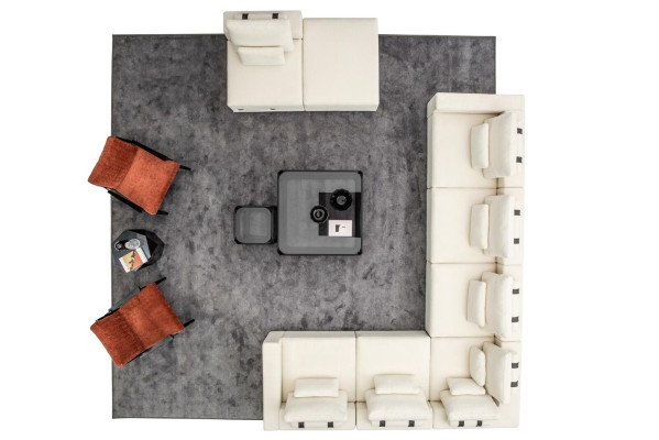 Divano a L L-Form Poltrona Design Divano Design Poltrona Arredamento Imbottito Divano d'angolo