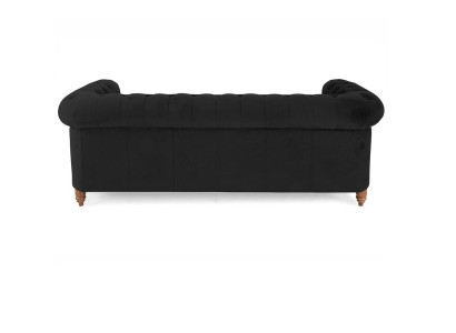 Chesterfield divano a tre posti in tessuto Tessuto Divano Design di lusso Mobili classici Nuovo