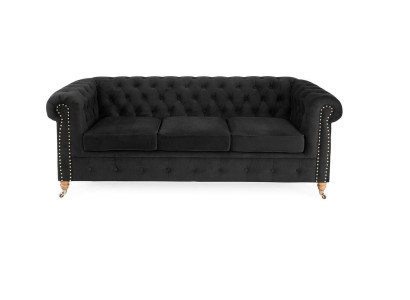 Chesterfield divano a 3 posti con funzione letto per l'ufficio sofà divani a tre posti