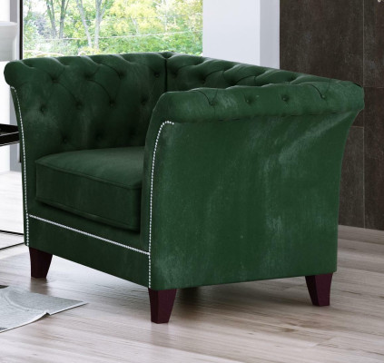 Chesterfield poltrona divano imbottita monoposto velluto design divani decorativi sofà.