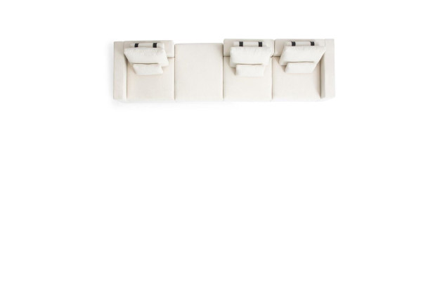 Divano d'angolo con cuscini di lusso, moderno divano a sei posti, gruppo salotto d'angolo.