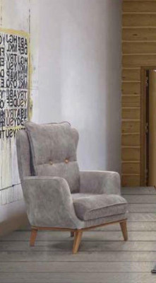 Textil Lounge Club di lusso Divano Relax Imbottito Design Mobili Divano