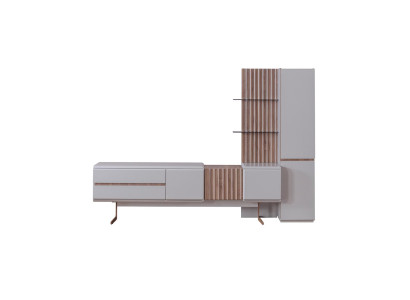 Set esclusivo per soggiorno 2 pezzi. Mobile TV, armadio, scaffale, mobili a scaffali. Set esclusivo per il soggiorno composto da 2 pezzi. Mobile TV, armadio, scaffale, mobili a scaffali.