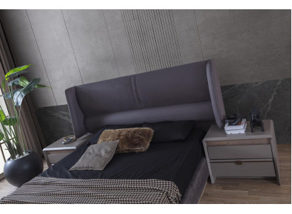 Set da camera da letto di lusso completo Letto 2 comodini Moderno 3 pezzi Nuovo