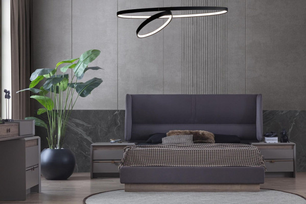 Set esclusivo camera da letto in stile letto + toeletta e 2 comodini 4 pezzi.