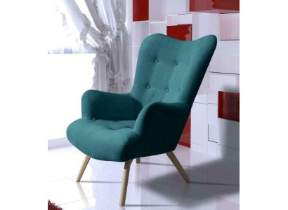 Poltrona a una piazza Lounge Club Mobili Poltrona con le ali Divano Divano TV Imbottito Nuovo