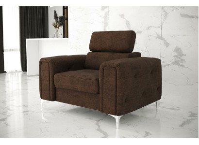 Divano in tessuto Poltrone imbottite Tessuto Nuovo Poltrona Chesterfield Divano TV 1 posto