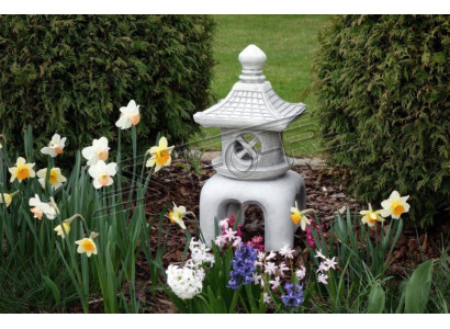 Decorazione floreale giapponese del giardino della casa Statue bianche figura decorativa