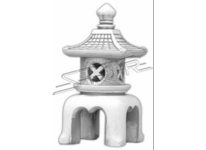 Decorazione floreale giapponese del giardino della casa Statue bianche figura decorativa