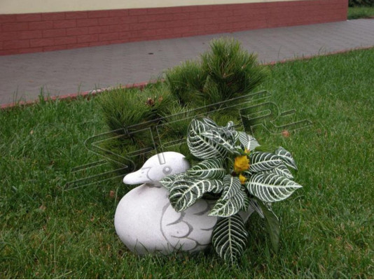 Vaso per fiori naturale da giardino, decorazione a forma di figura in vasi di fiori da giardino.