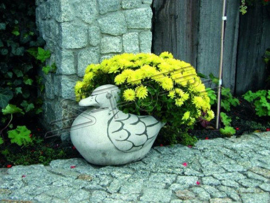 Vaso per fiori naturale da giardino, decorazione a forma di figura in vasi di fiori da giardino.