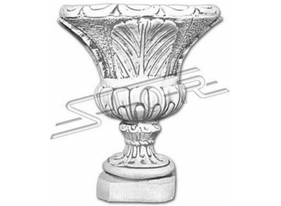 Vasi da fiori naturali da giardino per decorazione e figure vasi per piante.