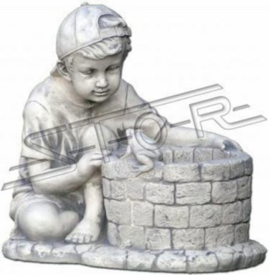 Vaso per piante in legno naturale decorazione da giardino figura vasi per fiori.