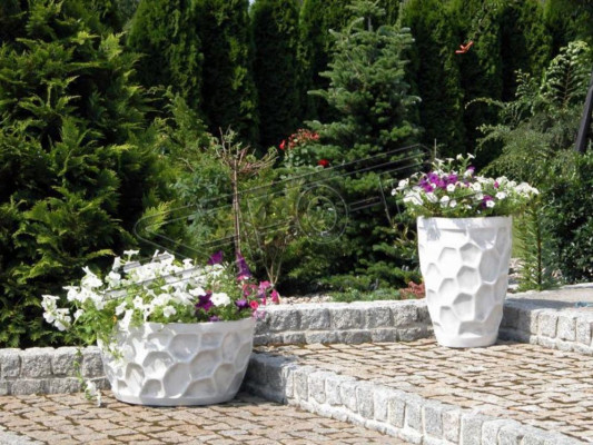 Vaso per fiori naturale decorativo per piante, vasi da giardino, figure di vaso per fiori.