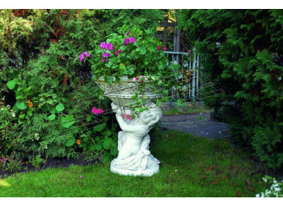 Vaso per piante, vaso da fiori, decorazione a figura da giardino, vasi per fiori, vasi, natura